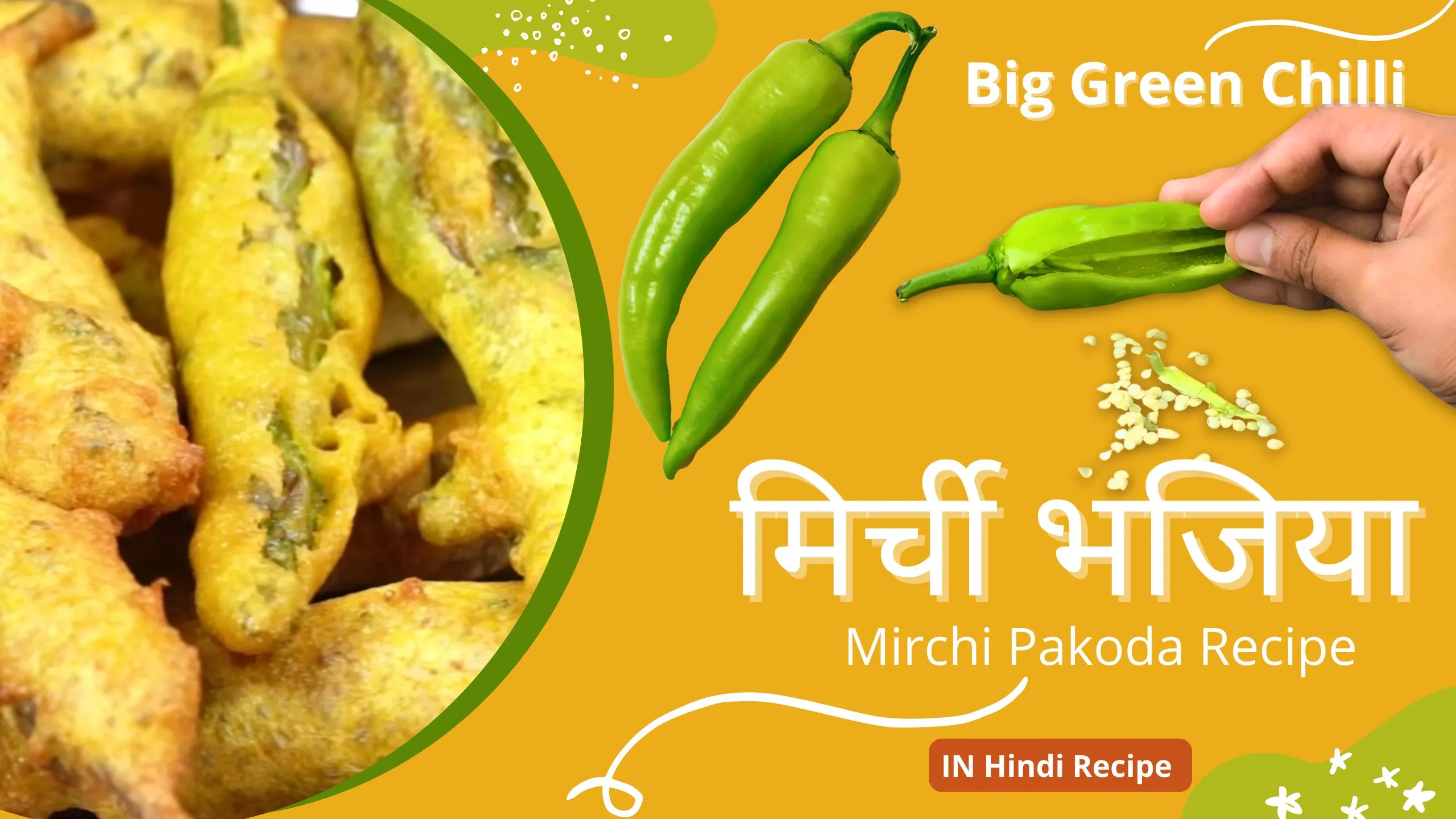 green big chilli pakoda recipe