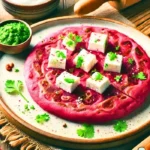 Easy beetroot paneer paratha recipe